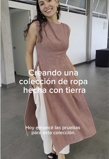 Al fin estoy habitando la tierra 🤎⛰️🥹 #ropa #clothes #ropanatural #natural #organico #outfitoftheday #outfit #style #investigación #pruebas #mujeresenlaciencia #pintura #arte #moda #modafeminina