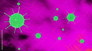 3D science nature background, scientist is sampling a chemical extract to looks a spread of new virus, research and develop background, Scientific COVID-19 concept is sample project about medicine.