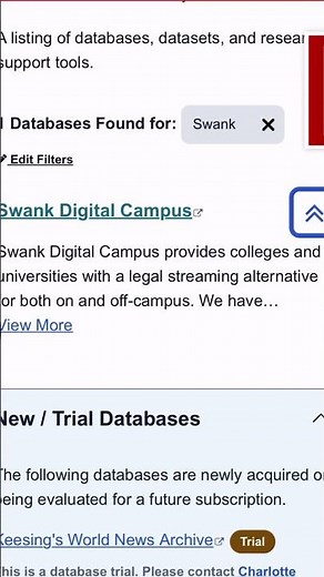 Pick an old documentary or a newer comedy movie to watch in the Swank Streaming Film Library 🎥