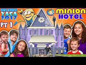 MINIONS HOTEL TOUR! Coolest Room Ever!! Savage Dad @ Universal Studios Resort FUNnel Summer FL