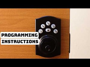 Kwikset Powerbolt 240 Door Lock Programming Instructions