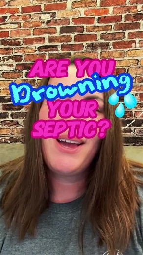 Are you using too much water for your septic system? . . Higher usage than what it was designed for can cause your system to fail early! #septic #septicsystem #septicproblems #septiclife #septicsystemeducation #septictips #septictank #septicservice #septicawareness #septicmaintenance #septiclife #septicpumping #septiccare #thatsepticgirl #rurallife #countryliving #homesteading #septicpumping
