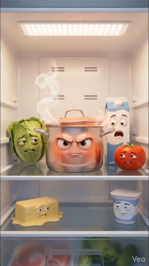 Luma Films on Instagram: "Sério que tem gente que coloca panela quente na geladeira? #rotina #hábitos #vidasaudável #dicas #animação"