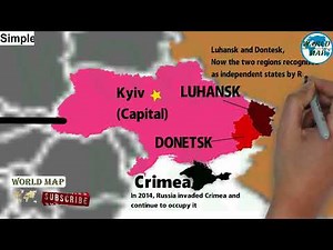Ukraine War Map 2023 / Simple Guide to Ukraine Crisis in Map / Russian Invasion on Ukraine Land