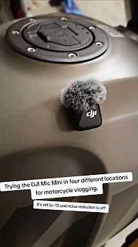 Testing the DJI Mic Mini in four locations for motorbike audio #motorbikes #motorcycles #djimic