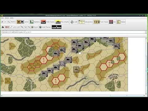 PanzerBlitz - Situation 10 Porochovka - Introduction and Turn 1 (incorrect start, see description)