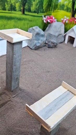 Mini Construction on Instagram: "The Most Perfect Mini Concrete House Build Ever ، Ultra Satisfying#shorts #miniConcreteHouse #diy"