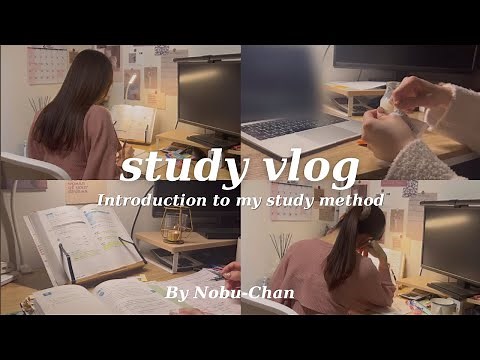 Eng)study vlog🗒️独学で資格を取る大学生の勉強法📚/Introduction to my study method