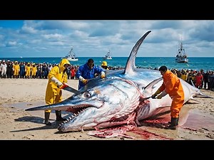 Catching 100 Giant Swordfish in 72 Hours – Deep Sea Commercial Longline Fishing Documentary