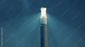 World's tallest Concentrated Solar Power tower in Dubai, United Arab Emirates