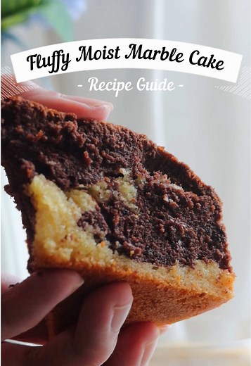 Delicious Marble Cake Recipe: Soft and Fluffy