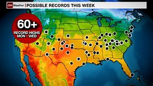 Record-breaking temperatures are expected from Arizona to New York