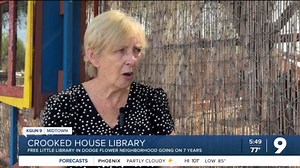 Midtown couple’s “crooked” free library brings unexpected unity to Tucson neighborhood
