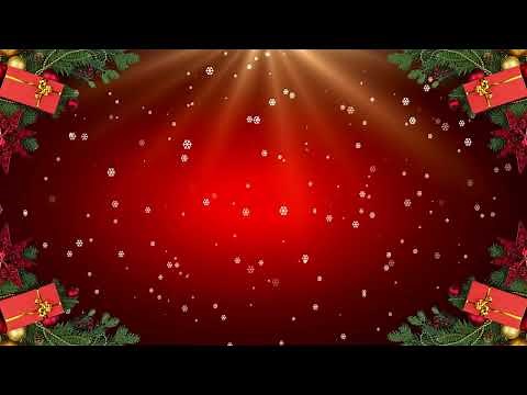 4K RED CHRISTMAS BACKGROUND VIDEO LOOP │ ANIMATED BACKGROUND VIDEO │ HD CHRISTMAS BACKGROUND