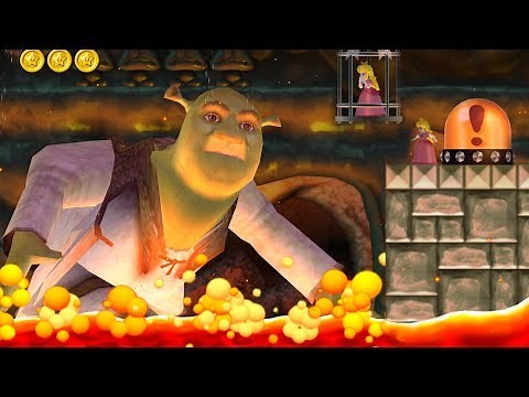 Evil Shrek in New Super Mario Bros. Wii