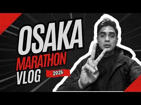 The Moment I Almost Cried During the Osaka Marathon 🇯🇵 | Juancho Trivino