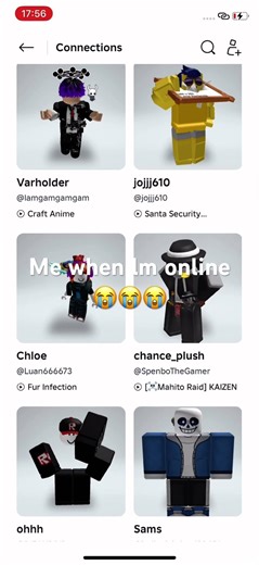 Me when lm online 😭😭✌️✌️ #helpmemakethismakesense #roblox