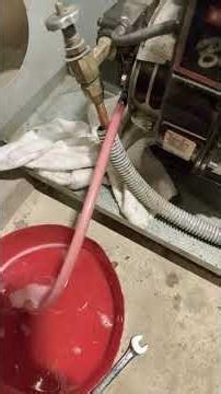 How To Bleed Oil Line After A Run Out #Hvaclife #Shorts #Oil #heating #Repair #Diy