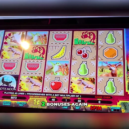 Slot Machine WILD Symbols Hit! Moderate Wins, Big Bonus Potential! #shorts
