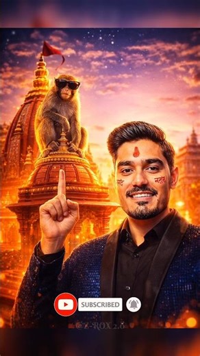 Vrindavan Me 🐒Bandar Ne Chura Liye Amit Ke Glasses 😱 | Crazy XYZ 🕶️Funny Monkey Steals Glasses