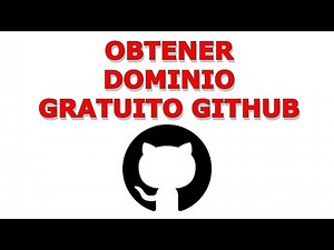 Obtener dominio gratuito en GITHUB
