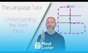 Mind Luster - Learn Understanding the Verb Decir | The Language Tutor Lesson 43