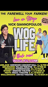 My Farewell Tour. The Final Zorba. No Bullshit Farken. Book Here👉🏼 www.woglife.com | Greek And Proud