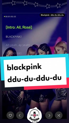 Blackpink Ddu-Du-Ddu-Du Karaoke with Lyrics