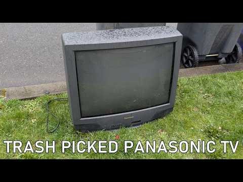 Trashpicked CRT (Panasonic CT-27D10B)