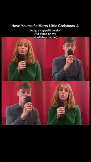 Have Yourself a Merry Little Christmas🎄 (check out the full version on my YouTube channel!) Arragnged by Kirby Shaw, sung by Fabrice Hölzel and me ✨ #christmas #jazz #choir #singer #xmas