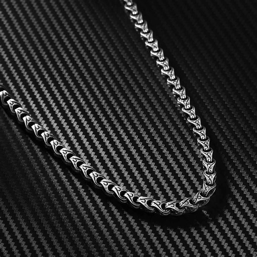 Men Silver Chain Necklace, Handmade Sterling Silver Necklace, Unique Birthday Gift for Men, Fathers Day Gift, Men Sterling Silver Jewelry - Etsy