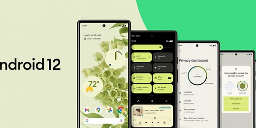 Google ships Android 12 for the Pixel 3 and up
