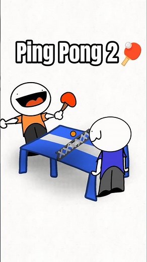 Ping Pong 2 🏓 (Animation Meme) #shorts #meme #animationmeme