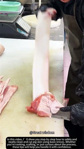 Precision Pig Skin Cleaning 🔪✨