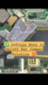 11K views · 981 reactions | ✅️ Infinix Note 11 Power key Jumper solution  #mtlastsolution | MT Chig's | Facebook