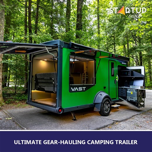 128K views · 2.6K reactions | This is the ultimate gear-hauling camping trailer for the modern outdoor enthusiast. | Startup Selfie | Facebook