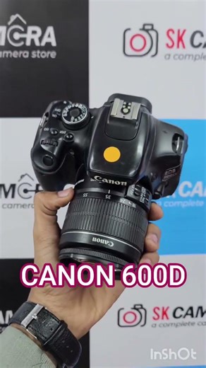 Canon EOS 600D DSLR Camera with 18–55mm IS II Lens | 18MP | Full HD Video....#dslrcamera #canondslr