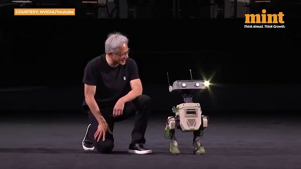 NVIDIA CEO Jensen Huang & AI Robot 'Grek' Send Audience Into Splits During Paris Speech - Watch!