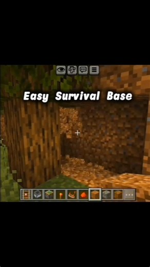#easy secret base in Minecraft 👀🥶🥶