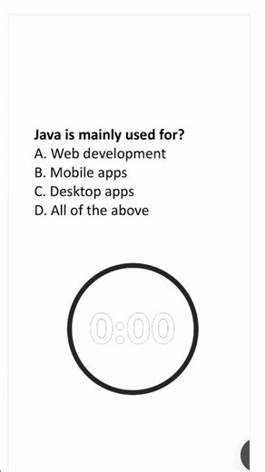 Java is Mainly Used For? | Java Interview Question