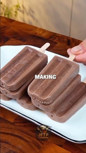 Creamy Chocolate Ice Cream Bars at Home! No Ice Crystals No Additives (Easy Recipe)