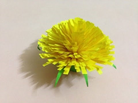 How to make marigold paper flower | Easy origami flowers for beginners making | DIY-Paper Crafts