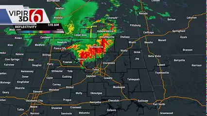 Last Night's Storms: Here's a look back at and a quick loop of the storm complex's track across our area last night. Thankfully it started a downward trend in intensity once it got here, and it also just skirted around Tulsa. | Meteorologist Stephen Nehrenz | Facebook