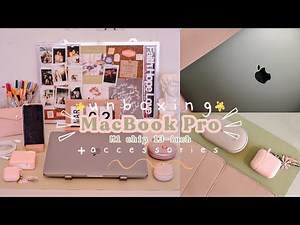 Unboxing MacBook Pro M1 2020 13" 💻 | accessories + desk setup | (Philippines) 🇵🇭