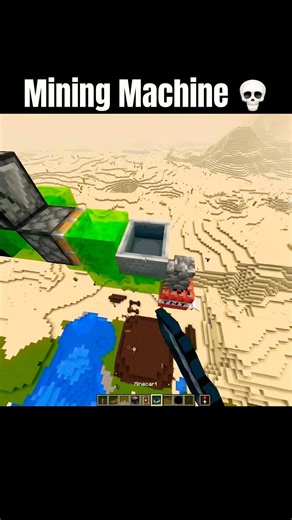 Minecraft Mining Machine #halo #shorts #minecraft