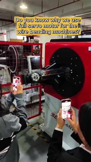 Do you know why we use full servo motor for the wire bending machines?#newyear #fyp #cnc #factory #bendingmachine