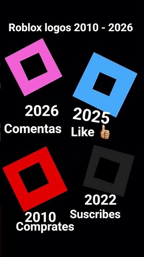 roblox logos 2010 - 2026 #roblox#logo