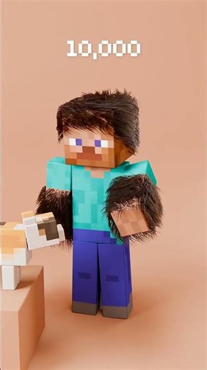 We Called It “ Minecraft Steve Hair Particles
