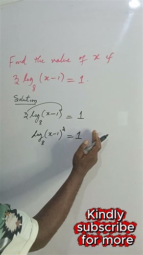 Simple Logarithm Equation | Math Olympiad Problem