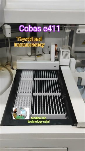Cobas e411 | Thyroid and Immunoassay analyzer | @medicallabtechnologysajal6903